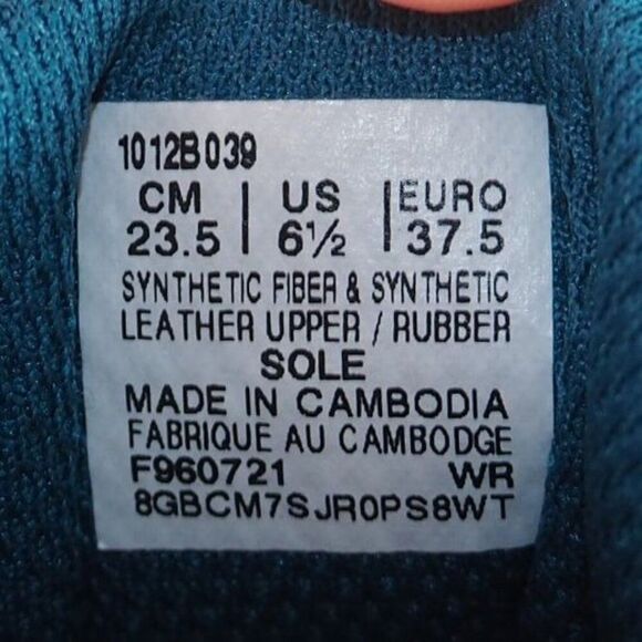 Asics Trail Scout 2 Performance Running Shoes Teal / Grey 1012B039 Women's 6.5 - Picture 10 of 12